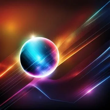 Abstract technology background with a network grid and particles connected... Foto stock