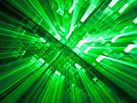 Abstract  technology background with perspective - digitally gen Stock Illustration