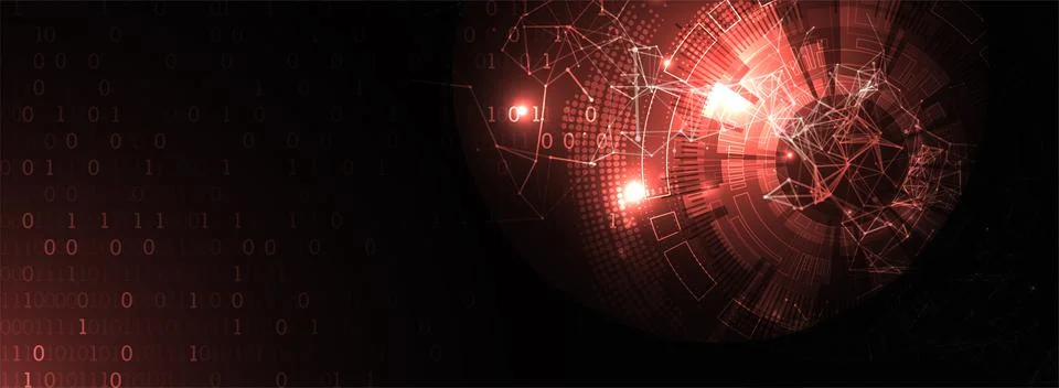 Abstract technology background with plexus effect. Vector illustration. Stock Illustration