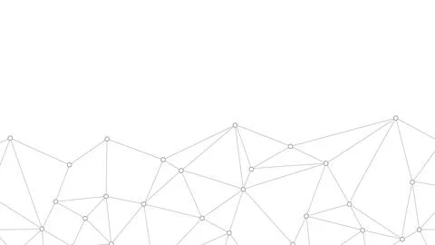 Abstract technology background. Plexus mesh backdrop. Vector Stock Illustration