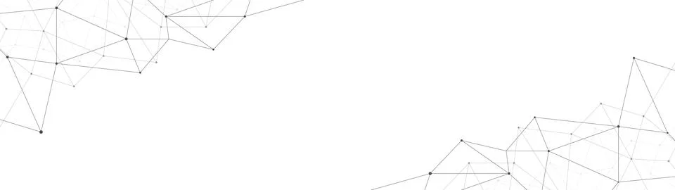 Abstract technology background. Plexus mesh backdrop. Vector Illustrazione stock
