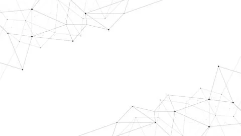 Abstract technology background. Plexus mesh backdrop. Vector Stock Illustration