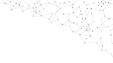 Abstract technology background. Plexus mesh backdrop. Vector Stock Illustration