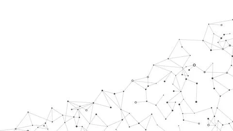 Abstract technology background. Plexus mesh backdrop. Vector Illustration