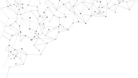 Abstract technology background. Plexus mesh backdrop. Vector Stock Illustration