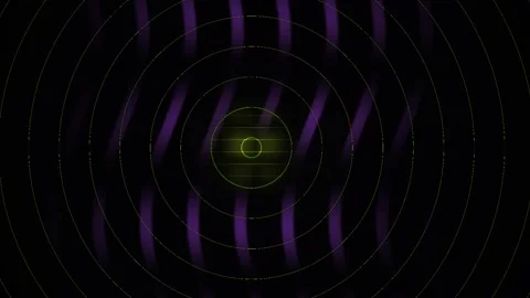 Abstract technology background with purple and blue lines. Stock Footage 336226295
