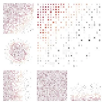 Abstract Technology Background. Red grey color theme backgrounds. Gradiente.. イラスト素材