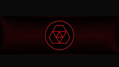 Abstract Technology Background with Red Metal Grid Illustrazione stock