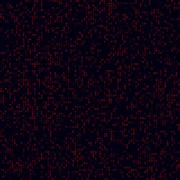 Abstract Technology Background. Red sparse alphabet letters background. Big.. Stock Illustration