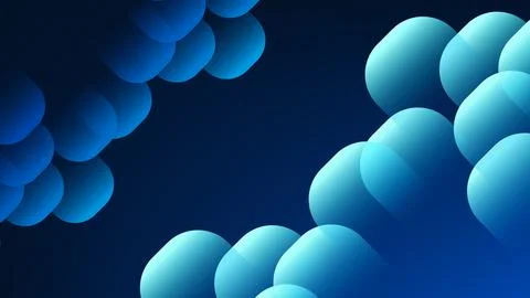 Abstract Technology Background with Rising Geometric Shapes, Futuristic Dig.. Иллюстрация