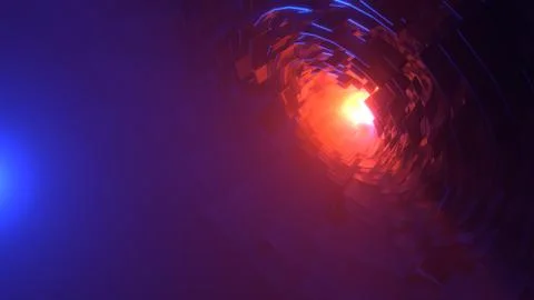 Abstract technology background with Sci Fi spaceship scene concept Stock Photos