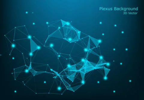 Abstract technology background. Science background. Big data. Background vect Illustrazione stock