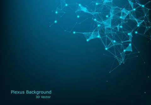 Abstract technology background. Science background. Big data. Background vect Stock Illustration