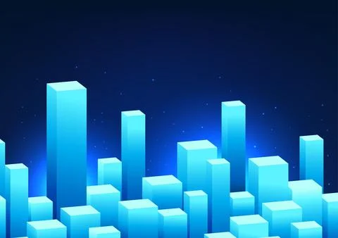 Abstract technology background Square geometric shapes that come together S.. Stock Illustration