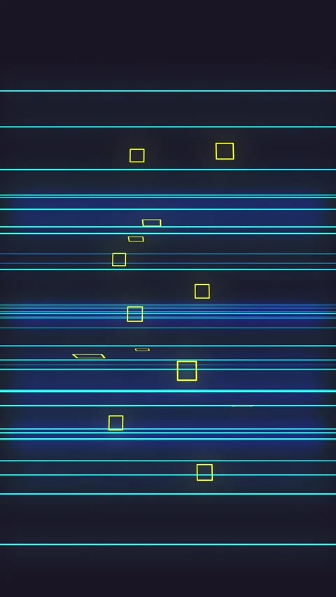 Abstract Technology Background With Stripes And Particles - Vertical Video stock 229272802