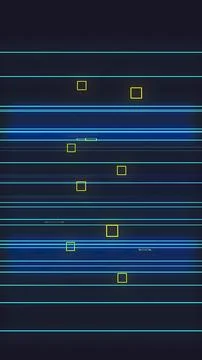 Abstract Technology Background With Stripes And Particles - Vertical Stock Illustration