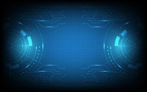 Abstract technology background vector illustration innovation concept Stock Illustration