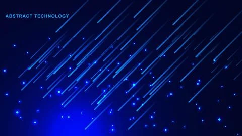 Abstract technology background. Wireless data network and internet connection. Stock Illustration