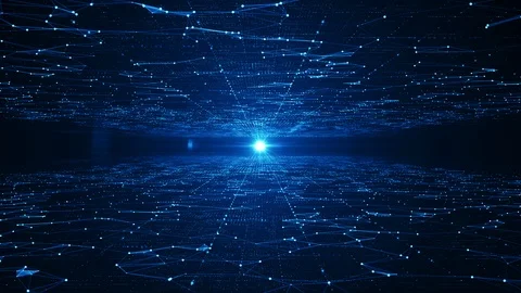 Abstract technology  big data background concept. Stock Footage 122662607