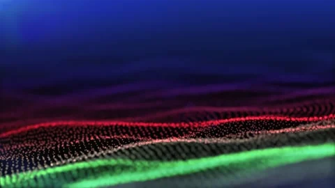 Abstract technology big data background concept. Motion of digital data flow Stock Footage 146506684