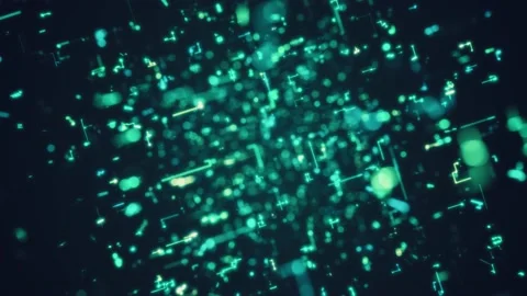 Abstract technology big data background concept. Transfer and storage of data Stock Footage 151821843