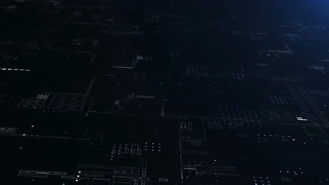 Abstract technology big data background concept. Motion of digital data flow Stock Footage 208852585