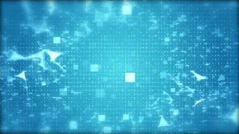Abstract technology big data background digital data flow. Transferring Stock Footage 312003132