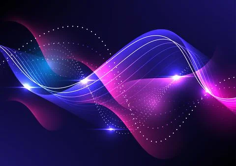 Abstract technology big data digital background vector design. Stock Illustration