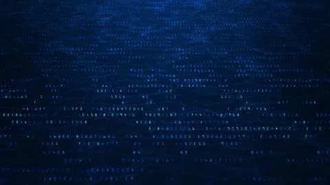 Abstract Technology Binary Code Background. Stock-Illustration