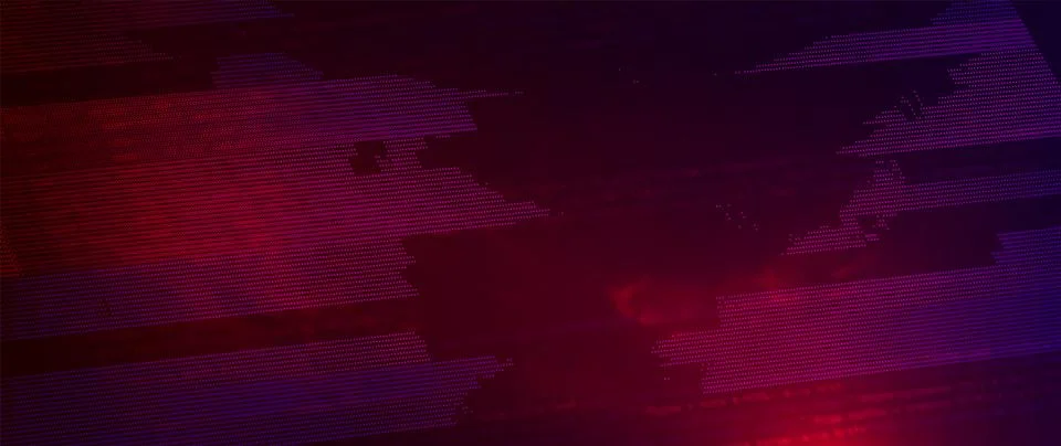 Abstract Technology Binary Code Dark Red Background Stock Illustration