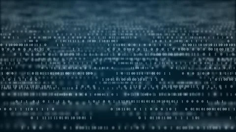 Abstract Technology Binary code. 스톡 일러스트