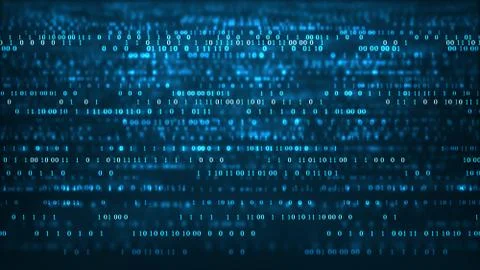 Abstract Technology Binary code. 스톡 일러스트