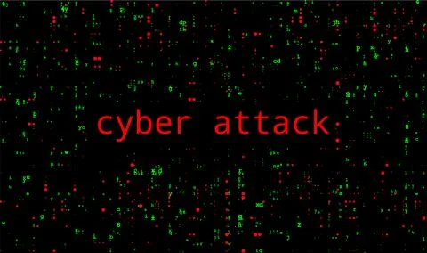 Abstract technology binary code red background with lock Illustrazione stock