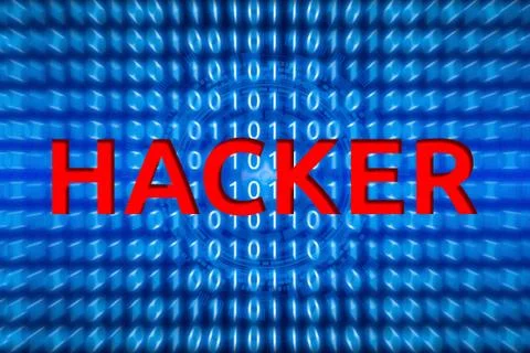 Abstract technology of binary computer code and programming background イラスト素材