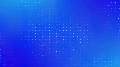 Abstract technology blue background animation with connected dots and lines loop Stock Footage 273522640