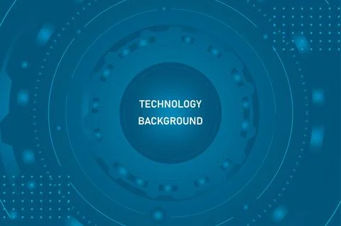 Abstract technology blue background Stock Illustration