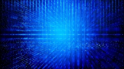 Abstract technology blue digital background Stock Footage 108839766