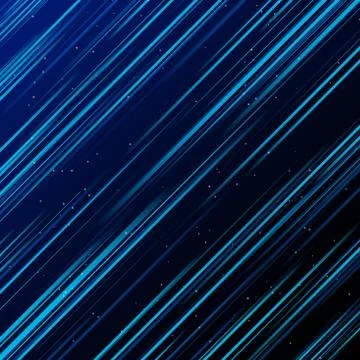 Abstract technology blue laser rays light and lighting effects diagonally on Illustrazione stock