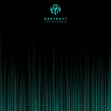 Abstract technology blue lines motion on black background with copy space. Stock Illustration