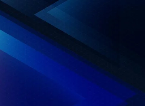 Abstract technology blue triangles pattern on dark background. 스톡 일러스트