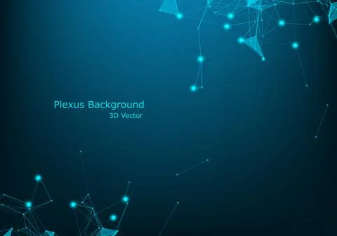 Abstract technology blue wire network futuristic wireframe data visualisation Illustrazione stock