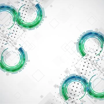 Abstract technology business background Stock Illustration