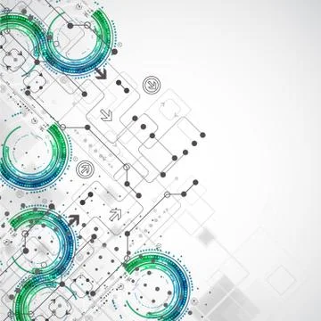 Abstract technology business background イラスト素材