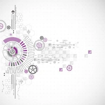 Abstract technology business background Stockillustratie