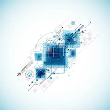 Abstract technology business background 스톡 일러스트