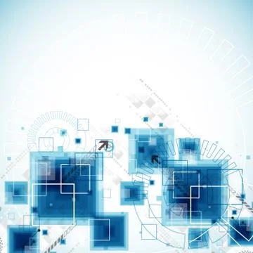 Abstract technology business background Illustrazione stock