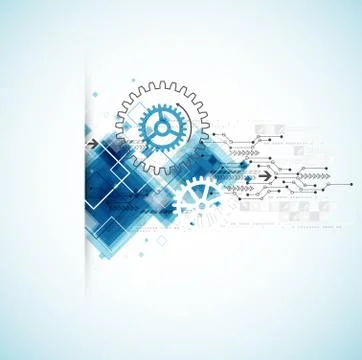Abstract technology business background イラスト素材