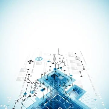 Abstract technology business background 스톡 일러스트