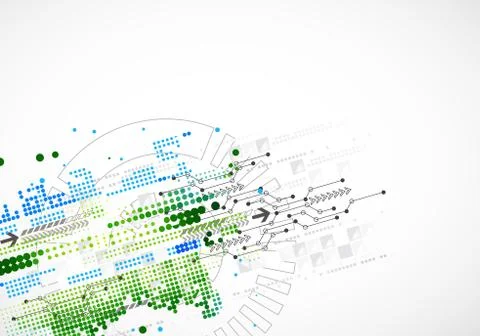 Abstract technology business background Stockillustratie