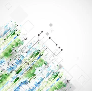 Abstract technology business background Illustrazione stock
